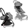 BABYZEN Kinderwagen YOYO2 0+ Black Mit Neugeborenenaufsatz Inkl. Textilset Grey 5