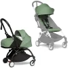 BABYZEN Kinderwagen YOYO2 0+ Black Mit Neugeborenenaufsatz Inkl. Textilset Peppermint 5