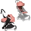 BABYZEN Kinderwagen YOYO2 0+ White Mit Neugeborenenaufsatz Inkl. Textilset Ginger 7