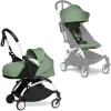 BABYZEN Kinderwagen YOYO2 0+ White Mit Neugeborenenaufsatz Inkl. Textilset Peppermint 7