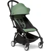 BABYZEN Kinderwagen YOYO2 6+ Black Mit Textilset Peppermint 7