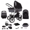 Bebebi Bellami | 3 In 1 Kombi Kinderwagen Set | Hartgummireifen Bellagrigio 7