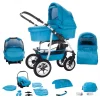 Bebebi Bellami | 3 In 1 Kombi Kinderwagen Set | Hartgummireifen Bellaqua 5