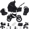 Bebebi Florida | 3 In 1 Kombi Kinderwagen Set | Hartgummireifen Floblack 7