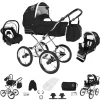 Bebebi Loving | 3 In 1 Kombi Kinderwagen Set | Nostalgie Kinderwagen Black Ardent 7