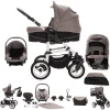 Bebebi Paris | 3 In 1 Kombi Kinderwagen Set | Luftreifen Seine 7