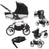 Bebebi Paris | 4 In 1 Kinderwagen Komplettset | ISOFIX Basis | Luftreifen Arc De Triomphe 7