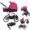 Bebebi Paris | 4 In 1 Kinderwagen Komplettset | ISOFIX Basis | Luftreifen Élysée 7