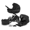 Knorr-baby Kombikinderwagen YAP 11-teiliges Set Deluxe Silver Schwarz 7