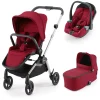 RECARO Kombikinderwagen Sadena Select Garnet Red – Rahmenfarbe Grey 5